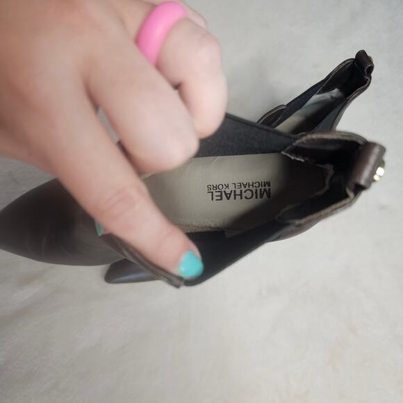 MICHAEL Michael Kors Women's Asbury Ankle Bootie Stiletto Size 8.5 Brown - Picture 5 of 12